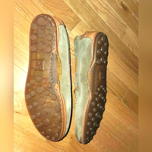 FRYE DRIVING suede leather slipon moccasin boat shoe loafer SIZE 11.5 - Picture 2 of 8